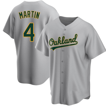 Billy Martin Men's Replica Oakland Athletics Gray Road Jersey