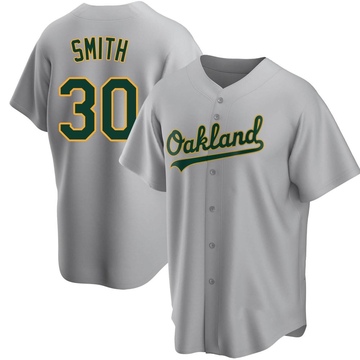 Chad Smith Youth Replica Oakland Athletics Gray Road Jersey