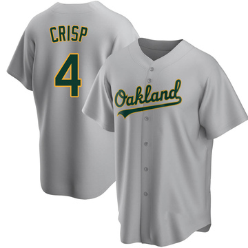 Coco Crisp Men's Replica Oakland Athletics Gray Road Jersey
