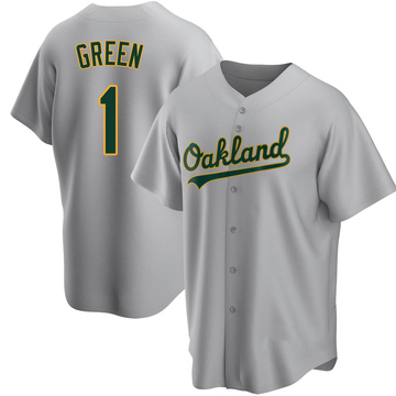 Dick Green Men's Replica Oakland Athletics Gray Road Jersey