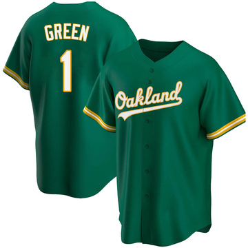 Dick Green Men's Replica Oakland Athletics Green Kelly Alternate Jersey