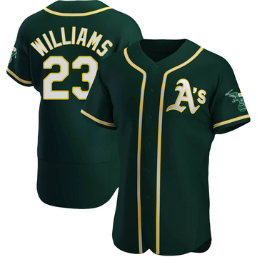 Dick Williams Men's Authentic Oakland Athletics Green Alternate Jersey