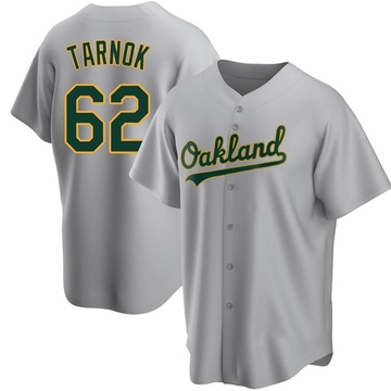 Freddy Tarnok Men's Replica Oakland Athletics Gray Road Jersey