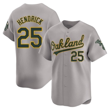 George Hendrick Men's Limited Oakland Athletics Gray Away Jersey