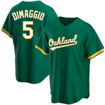 Joe Dimaggio Men's Replica Oakland Athletics Green Kelly Alternate Jersey