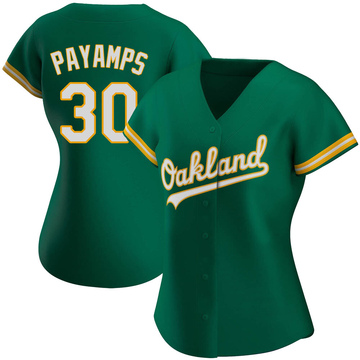 Joel Payamps Women's Authentic Oakland Athletics Green Kelly Alternate Jersey