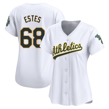 Joey Estes Women's Limited Oakland Athletics White Home Jersey