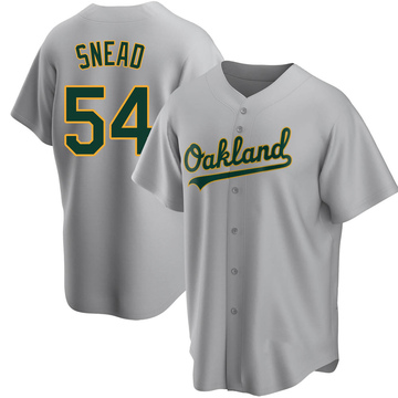 Kirby Snead Men's Replica Oakland Athletics Gray Road Jersey