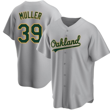 Kyle Muller Youth Replica Oakland Athletics Gray Road Jersey