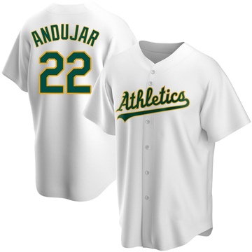 Miguel Andujar Men's Replica Oakland Athletics White Home Jersey