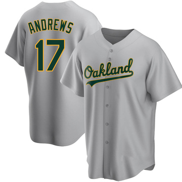 Mike Andrews Youth Replica Oakland Athletics Gray Road Jersey