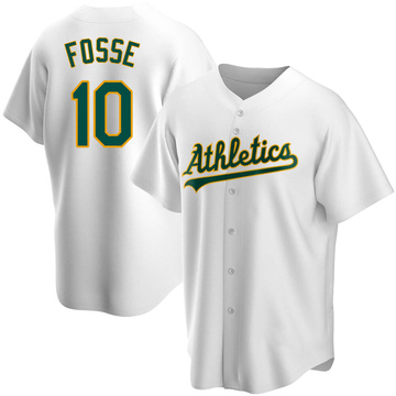 Ray Fosse Youth Replica Oakland Athletics White Home Jersey