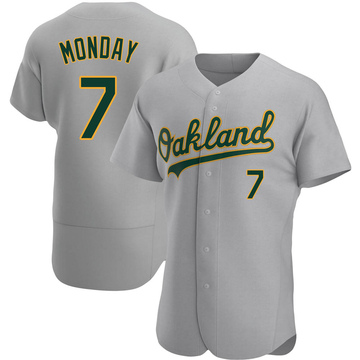 Rick Monday Men's Authentic Oakland Athletics Gray Road Jersey