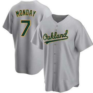 Rick Monday Men's Replica Oakland Athletics Gray Road Jersey