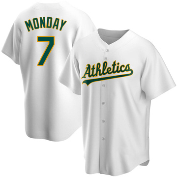 Rick Monday Men's Replica Oakland Athletics White Home Jersey