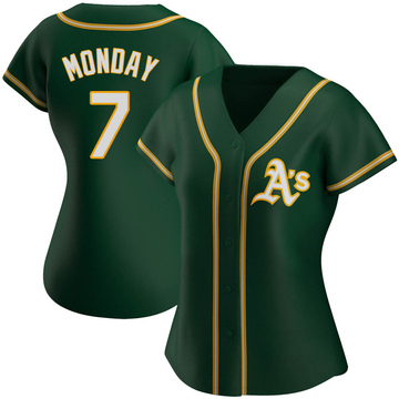 Rick Monday Women's Authentic Oakland Athletics Green Alternate Jersey