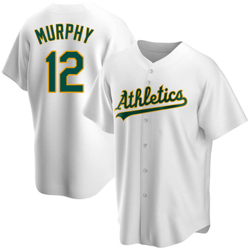 Sean Murphy Men's Replica Oakland Athletics White Home Jersey