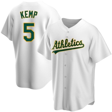 Tony Kemp Youth Replica Oakland Athletics White Home Jersey