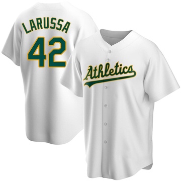 Tony Larussa Men's Replica Oakland Athletics White Home Jersey