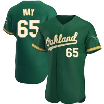 Trevor May Men's Authentic Oakland Athletics Green Kelly Alternate Jersey